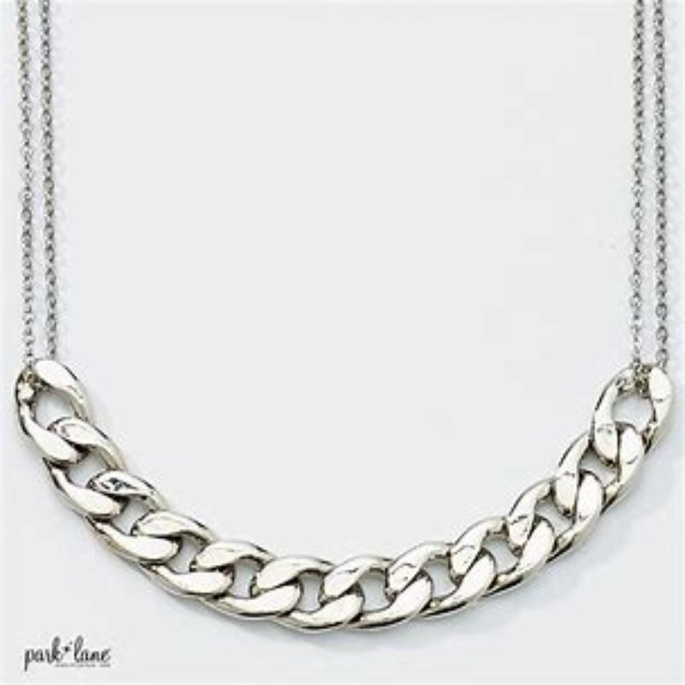 Parklane "Kohr" silver necklace